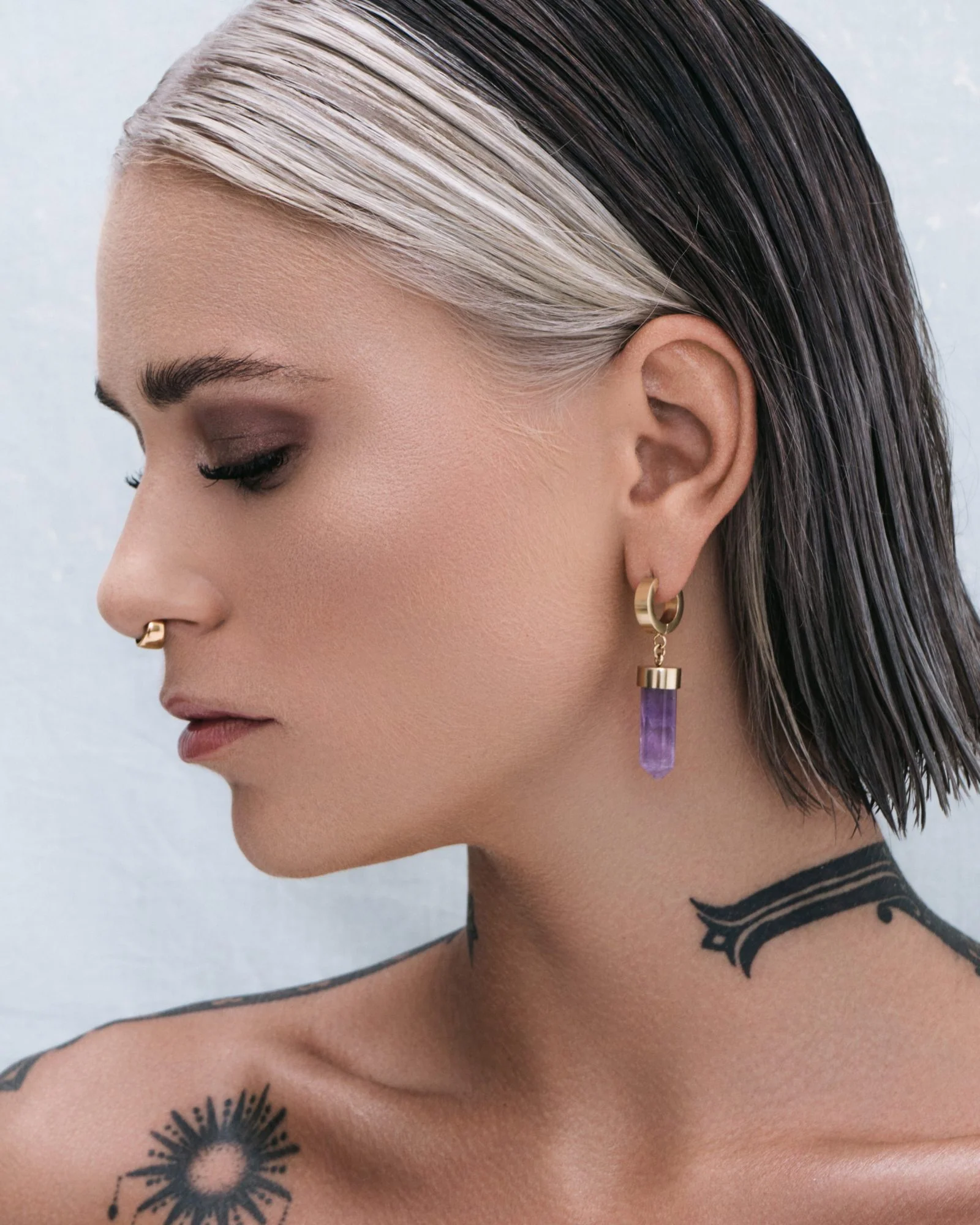 Crystal Bullet Earrings - Image 10