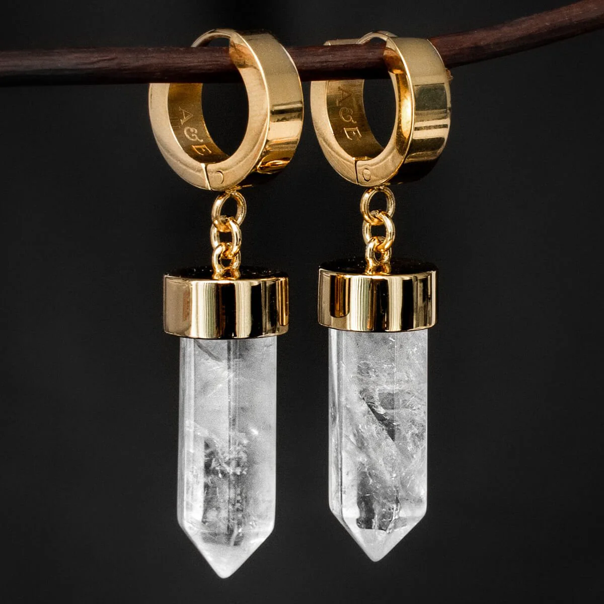 Crystal Bullet Earrings - Image 13