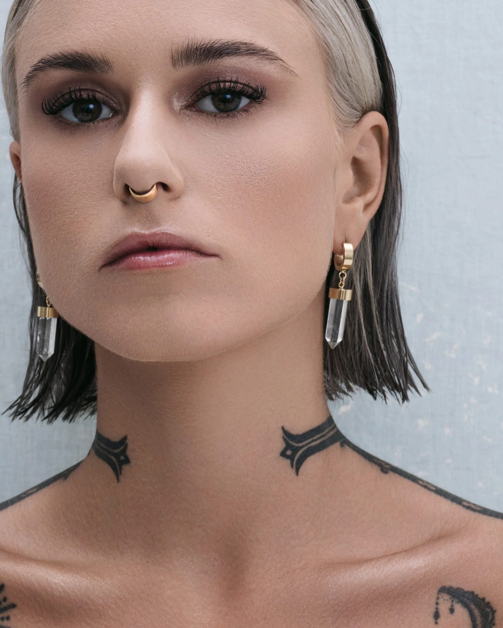 Crystal Bullet Earrings - Image 4