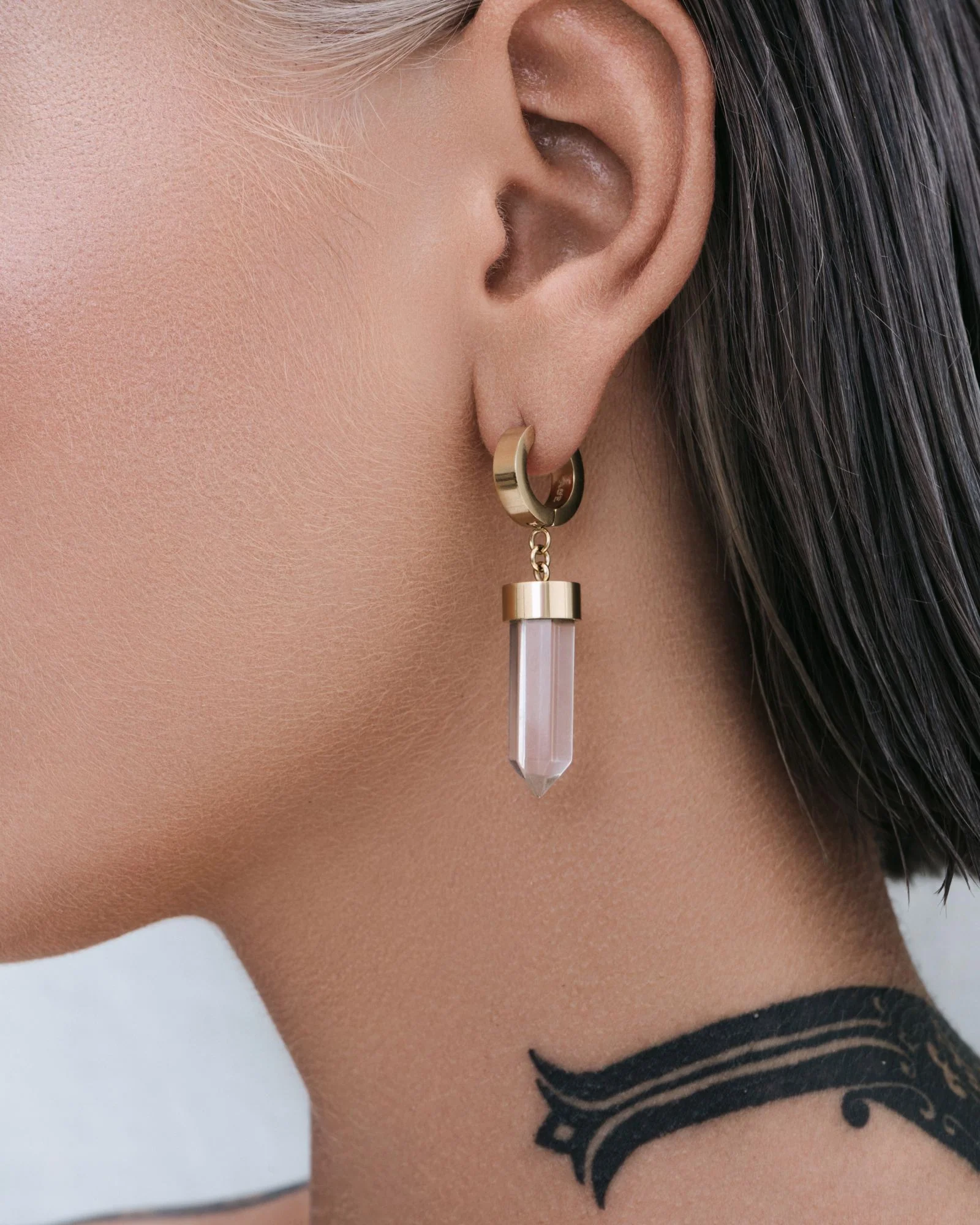 Crystal Bullet Earrings - Image 8