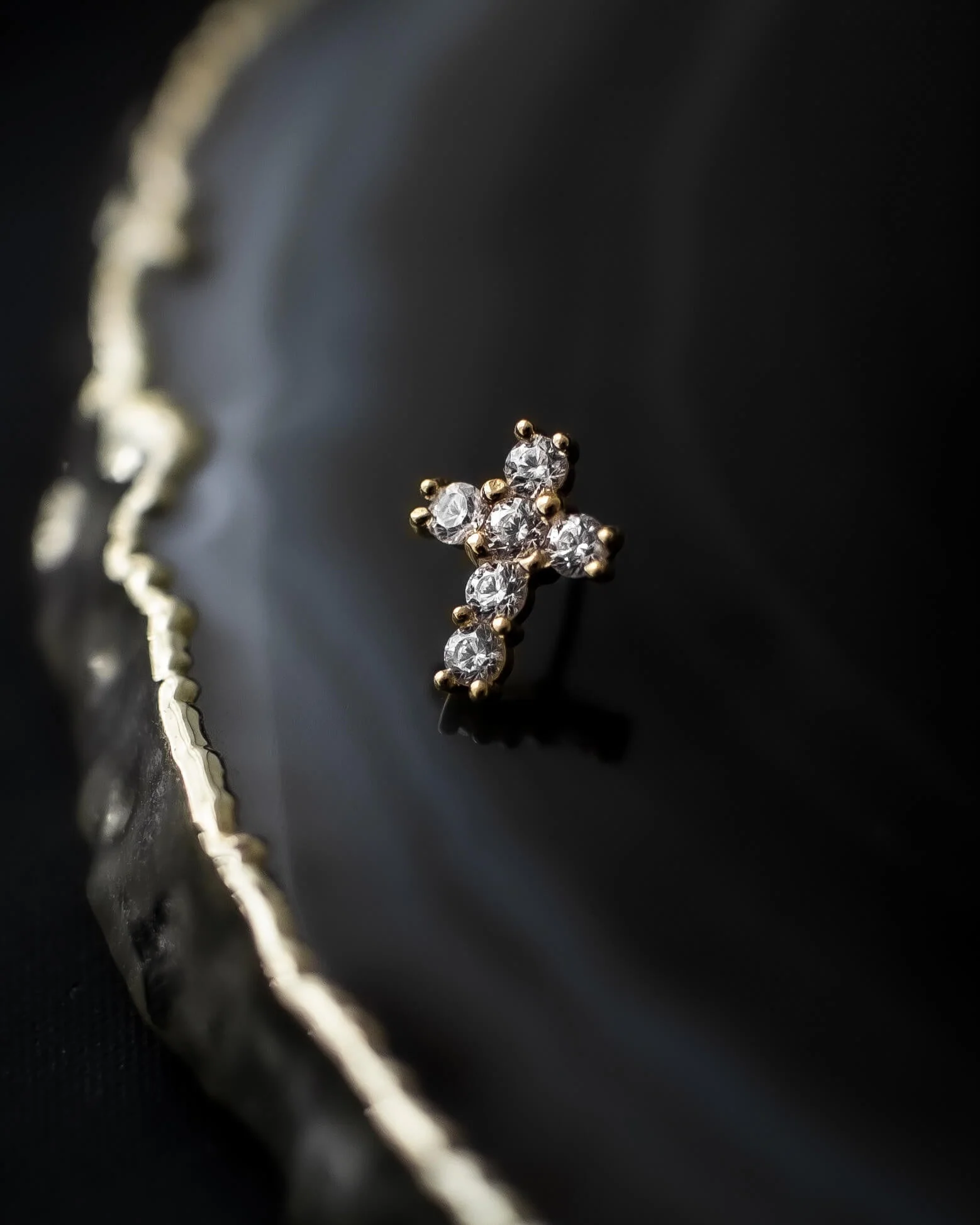 Lucia Threadless End (14K Gold) - Image 3