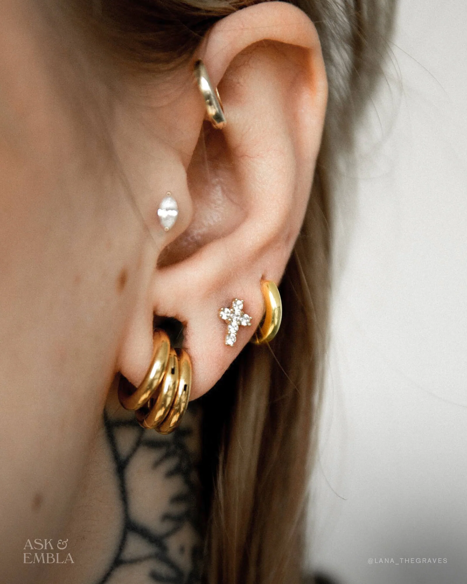 Lucia Threadless End (14K Gold) - Image 4
