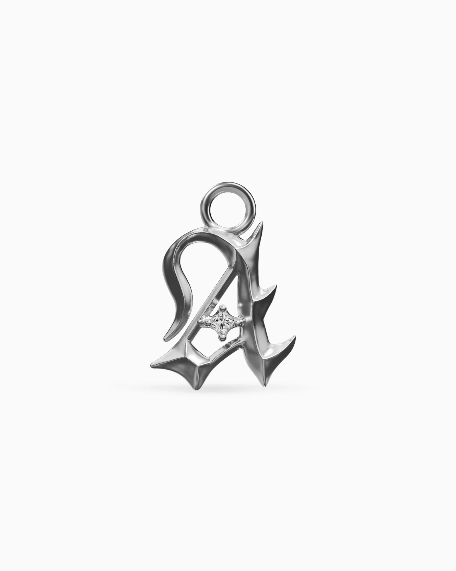 Mini Blackletter Charms - A