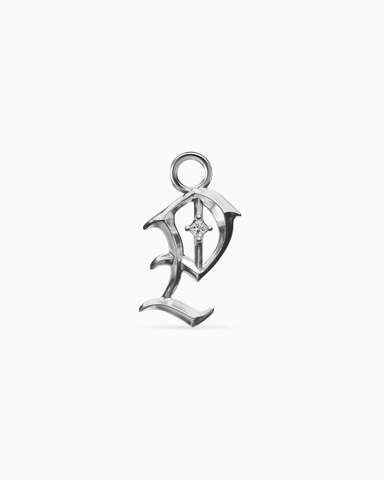 Mini Blackletter Charms - P